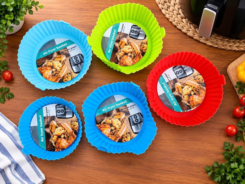سیلیکونی سرخکن ✅️ «سبد سیلیکونی سرخ‌کن بدون روغن (Air Fryer)» 