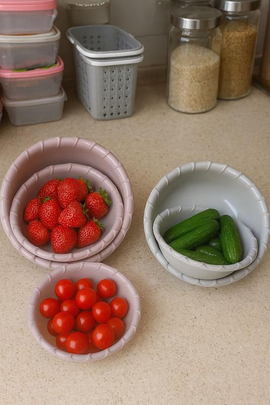 لگن 3عددی بسته 12 تایی 50هزار تومان