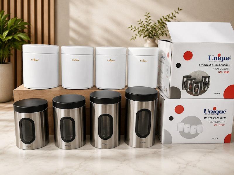 یونیک حبوبات  1/8لیتر بدون پنجره سفید