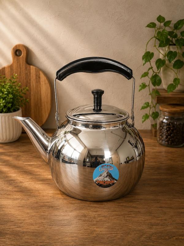 کتری ۳ لیتر خمره ای استیل ✅️ شرکتی  استیل درجه ۱ 