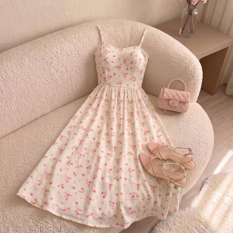 پیراهن پشت بند حلقه ای
