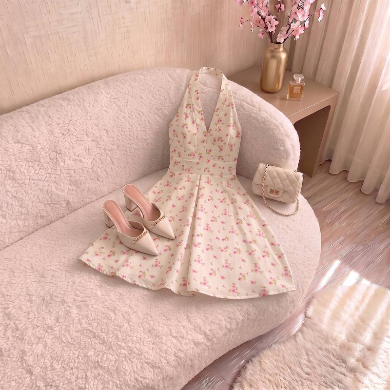 پیراهن پشت گردنی (پارچه بوگاتی)