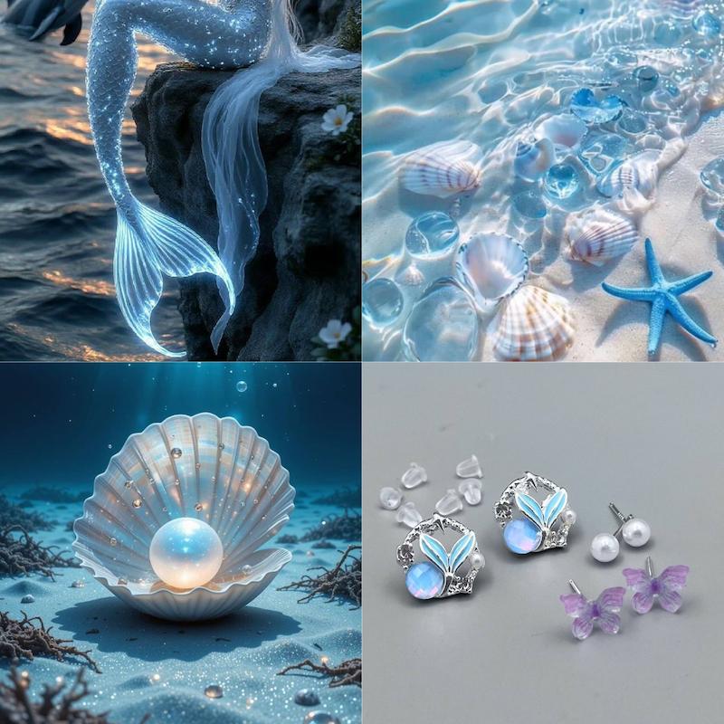 پک گوشواره پینترستی اقیانوس وارداتی