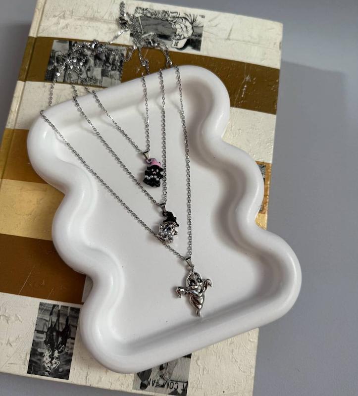 گردنبند زنانه دخترانه طرح روح پینترستی