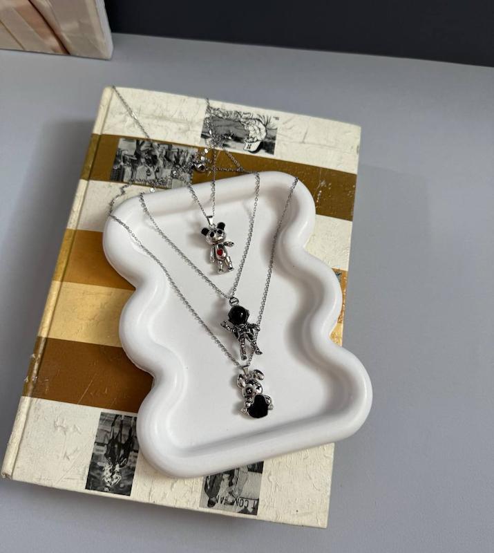 گردنبند زنانه دخترانه پینترستی پاندا فضانورد خرگوش