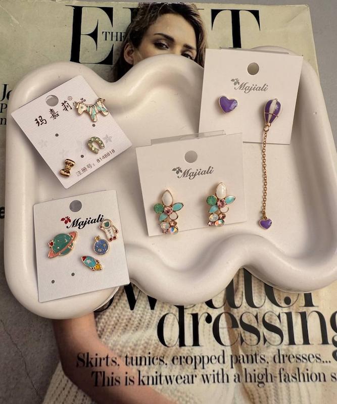 گوشواره میناکاری شده طرح جدید