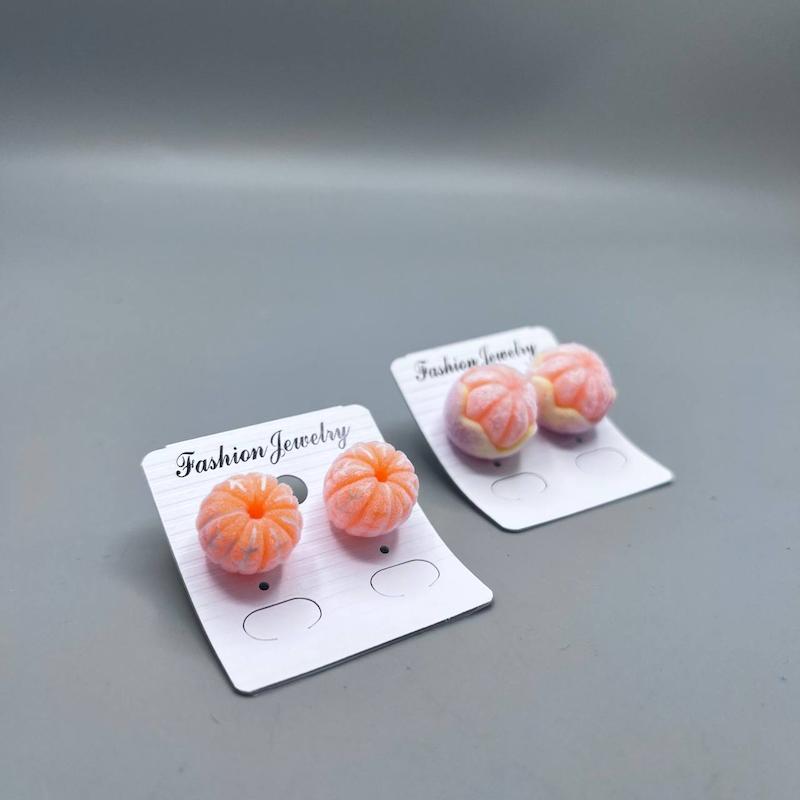 گوشواره زنانه طرح نارنگی