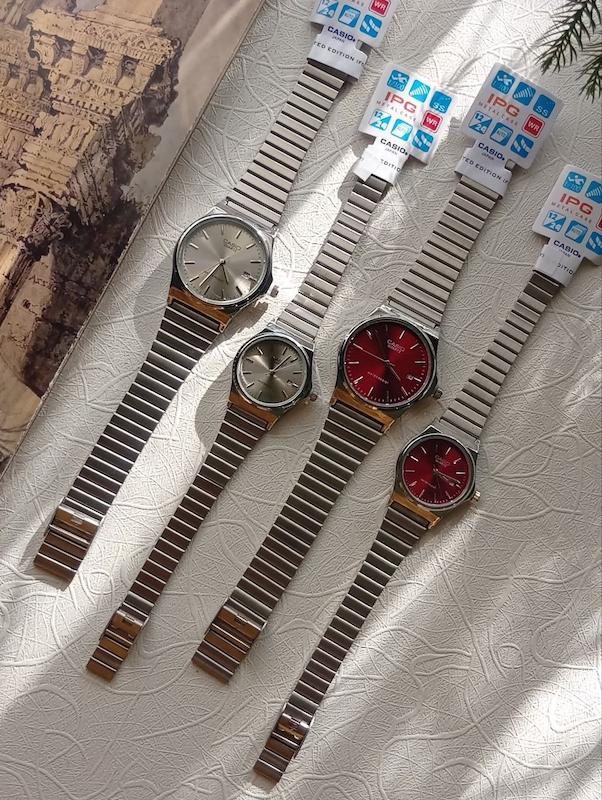 ساعت کاسیو بند کرکره ای مردانه و زنانه