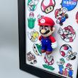 تابلو شیشه ای سه بعدی فیگور ماریو 20 در 15