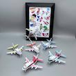 تابلو شیشه ای سه بعدی ماکت هواپیما 20 در 15