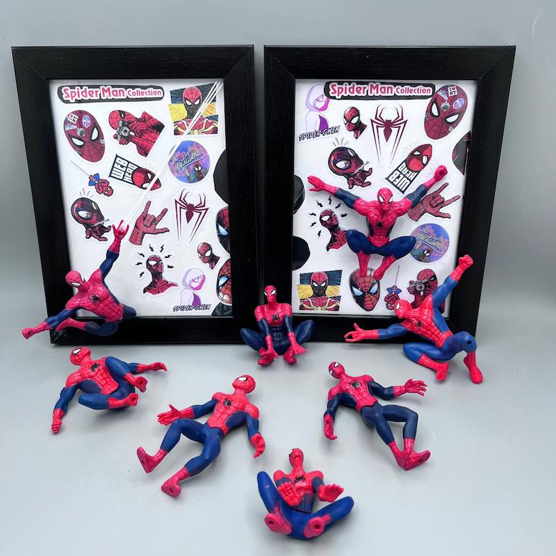 تابلو شیشه ای سه بعدی فیگور اسپادرمن 20 در 15 مردعنکبوتی