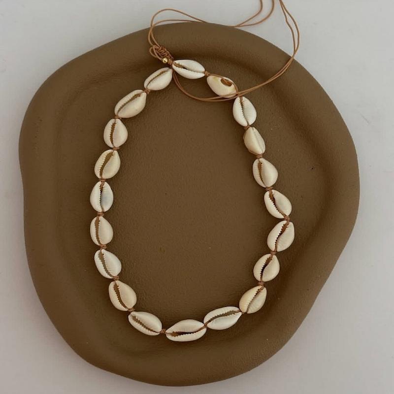 گردنبند چوکر صدف دریایی با کیفیت