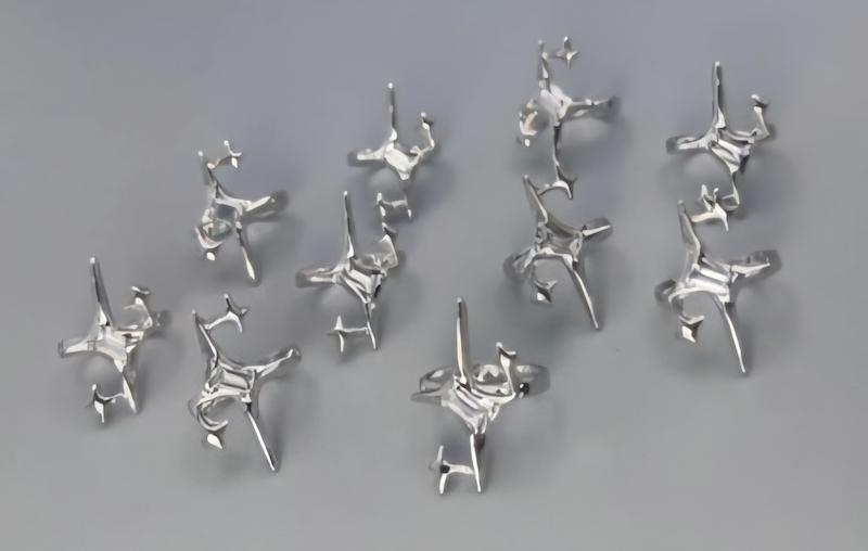 انگشتر پینترستی طرح ستاره رادیوم