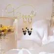 گوشواره زنانه طرح خوشه ی قلب