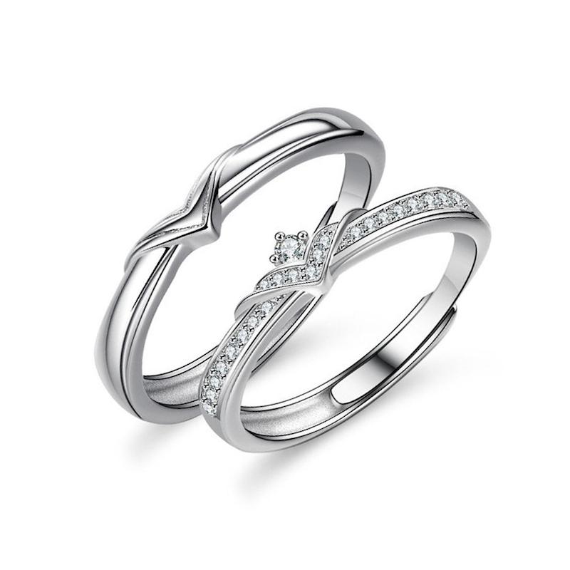 حلقه ست نامزدی طرح پرنده عشق