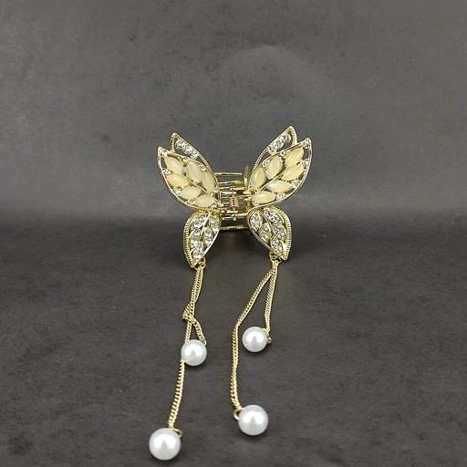 کلیپس زنانه دخترانه طرح پروانه لاکچری اشرافی