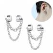 پیرسینگ گوش مگنتی زنجیر آویز