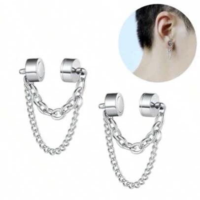 پیرسینگ گوش مگنتی زنجیر آویز