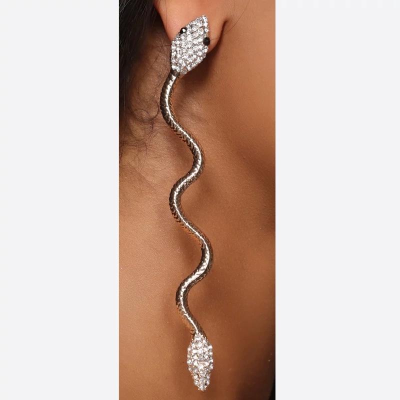 گوشواره مار نگین دار