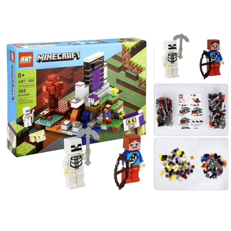 ساختنی الکس و اسکلت و شهر ماینکرافت