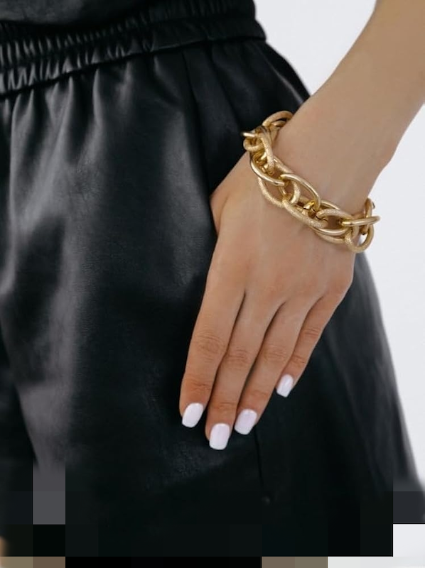 دستبند زنانه طرح زنجیر لوکس