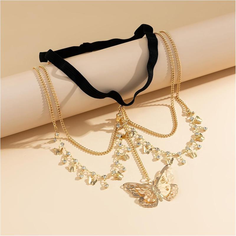 زنجیر ران زنانه طرح پروانه