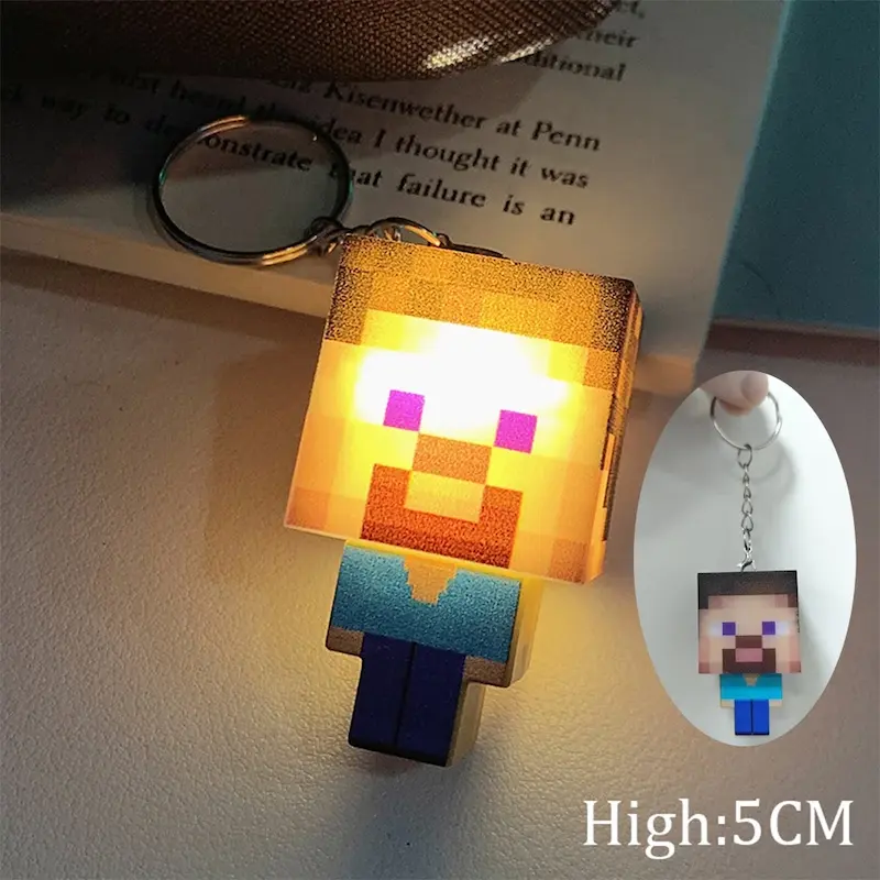 جاکلیدی طرح استیو مدل چراغ دار بازی ماینکرافت