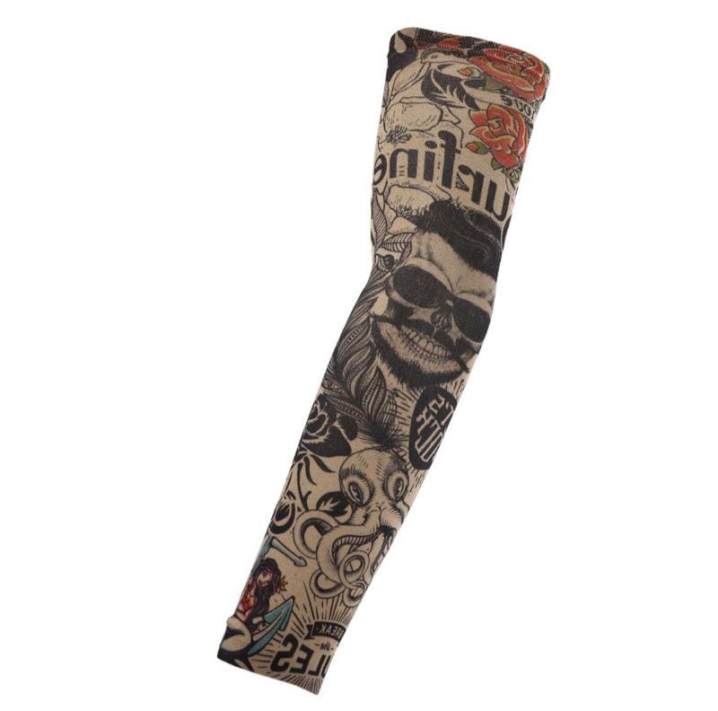 ساق دست تاتو اسکلت و هشت پا