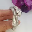 دستبند زنانه طرح مار لاکچری