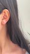 گوشواره زنانه مینیمال آبکاری نقره