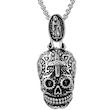 گردنبند مردانه اسکلت صلیب کالاورا