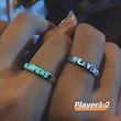 انگشتر ست کاپلی گیمر نوشته Player شب تاب