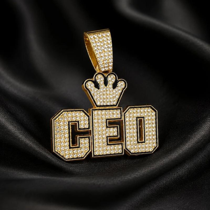 پلاک فول نگین هیپ هاپی نوشته CEO