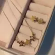 نیم ست زنانه دخترانه طرح ستاره شاین دار استیل رنگ ثابت