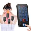 دستگاه فیزیوتراپی و تنس عضلانی EMS + TENS + RELAX با پچ 12 حالته