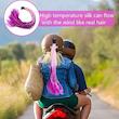 دکور کلاه کاسکت طرح موی دم اسبی بافته شده