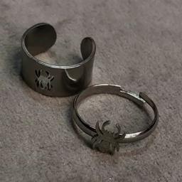 انگشتر ست زنانه مردانه طرح اسپایدرمن
