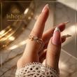 انگشتر زنانه دخترانه مینیمال دولاین طرح ستاره