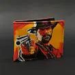 کیف پول طرح بازی ردد ۲ red dead چرمی