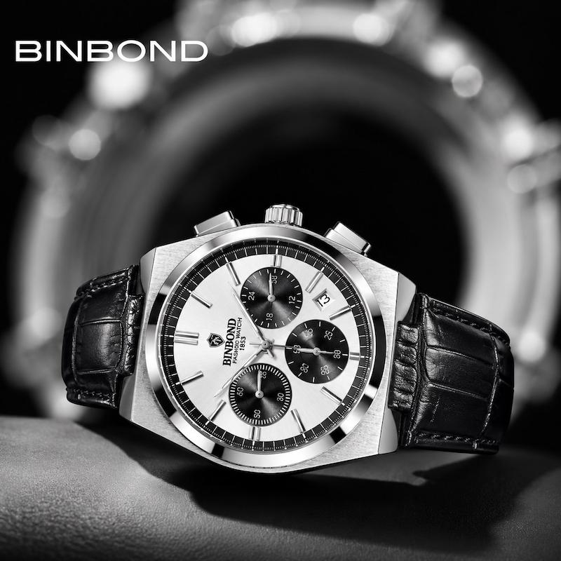 ساعت مردانه BIN BOND موتور کوارتز اوریجینال