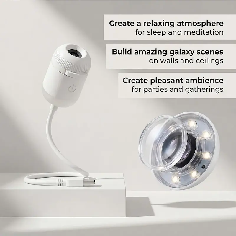 چراغ خواب و پروژکتور کهکشانی Starry Sky Projection Nightlight