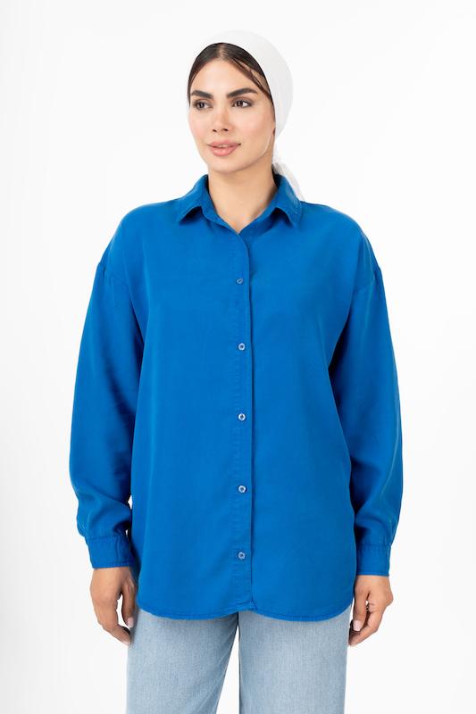 شومیز سیلک سونیا پایین هلال