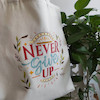 توت بگ چاپی طرح never give up