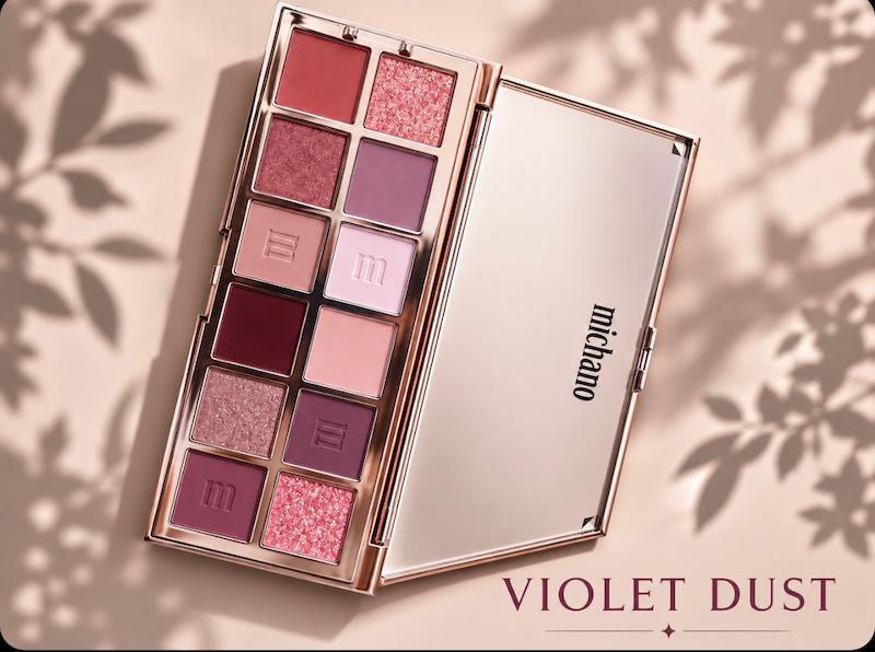 پالت سایه چشم میچانو violet dust