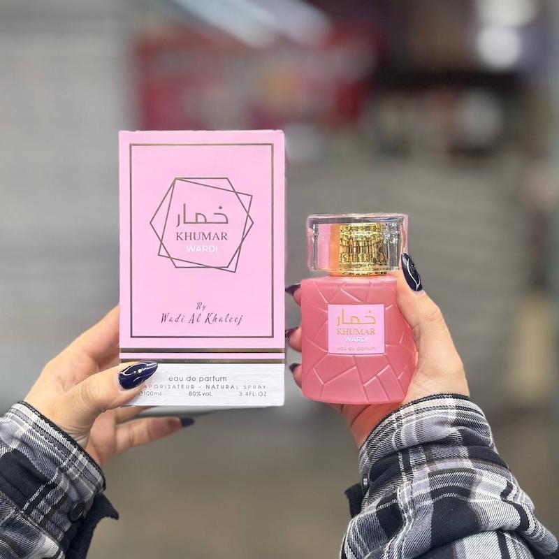 ادکلن وادی الخلیج مدل خمار وردی رایحه باربری هر