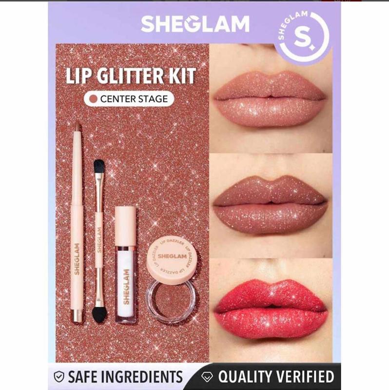 کیت گلیتر لب شیگلم Sheglam Center Stage