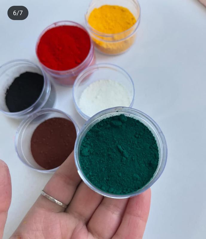 رنگ پودری سبز