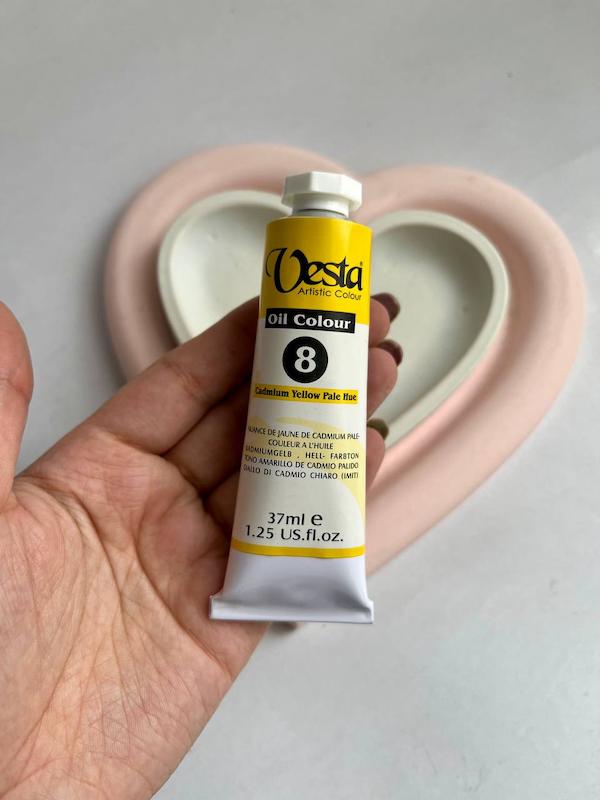 رنگ روغن زرد شماره 8