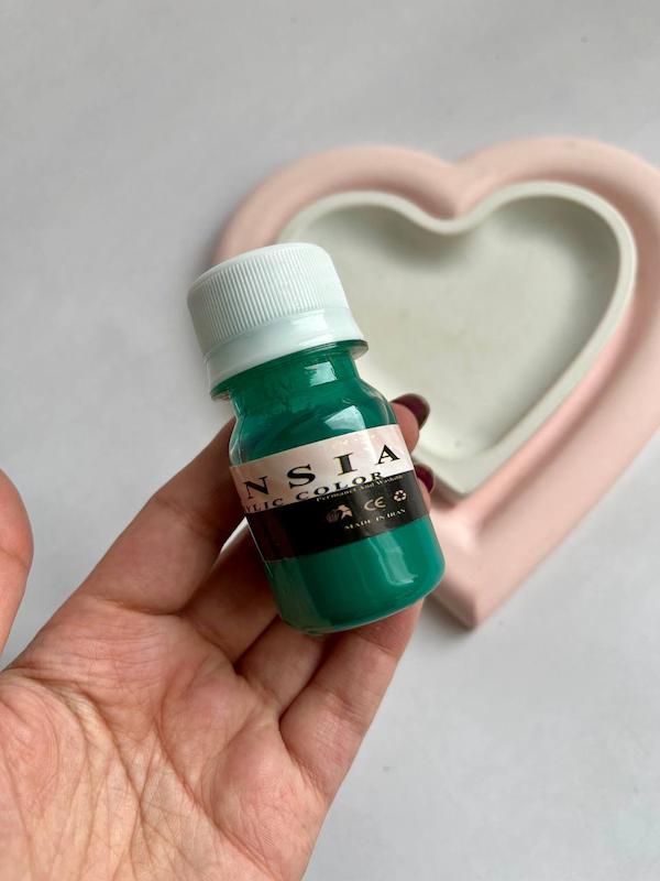 رنگ اکروایک لانسیا سبز