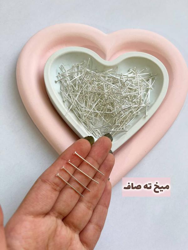 میخ ته صاف بسته 100عددی